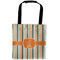 Orange & Blue Stripes Auto Back Seat Organizer Bag (Personalized)