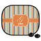 Orange & Blue Stripes Car Side Window Sun Shade (Personalized)