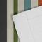 Orange & Blue Stripes Close up of Fabric