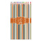 Orange & Blue Stripes Colored Pencils - Sharpened
