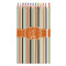 Orange & Blue Stripes Colored Pencils (Personalized)