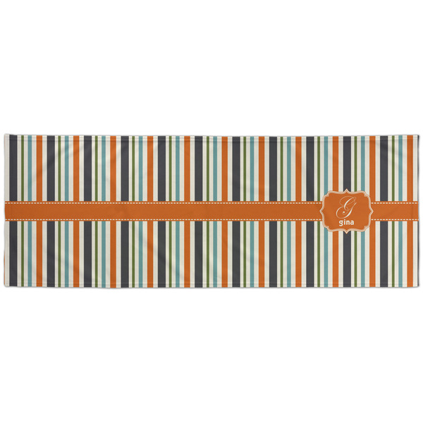 Orange & Blue Stripes Cooling Towel- Approval