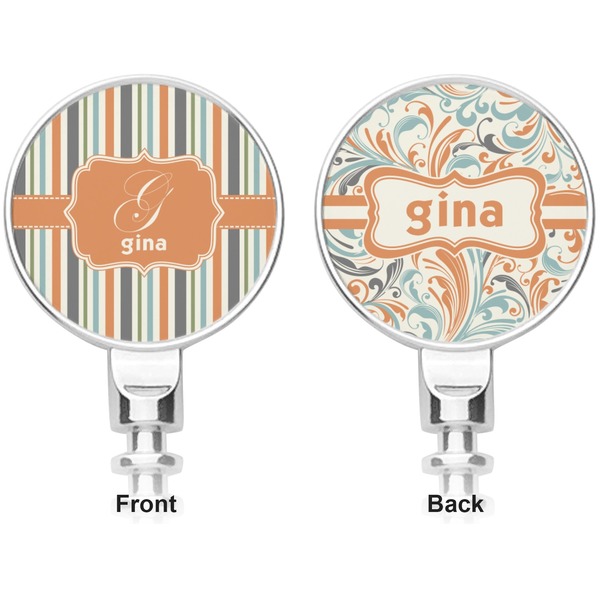 Orange & Blue Stripes Corkscrew - Apvl