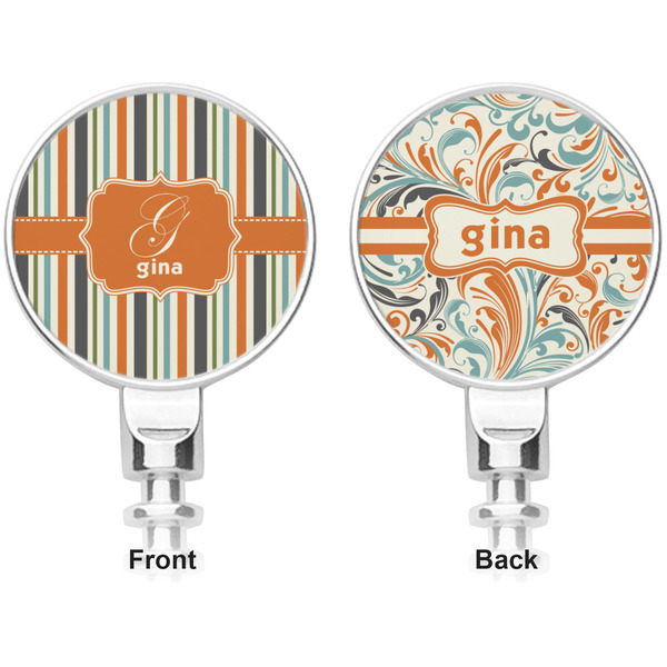 Orange & Blue Stripes Corkscrew - Apvl