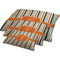 Orange & Blue Stripes Dog Beds - MAIN (sm, med, lrg)
