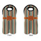 Orange & Blue Stripes Double Wine Tote - APPROVAL (new)