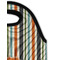 Orange & Blue Stripes Double Wine Tote - Detail 1 (new)