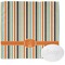 Orange & Blue Stripes Washcloth (Personalized)
