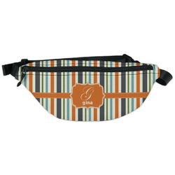 Orange & Blue Stripes Fanny Pack - Classic Style (Personalized)