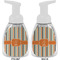 Orange & Blue Stripes Foam Soap Bottle Approval - White