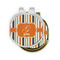 Orange & Blue Stripes Golf Ball Marker Hat Clip - PARENT/MAIN