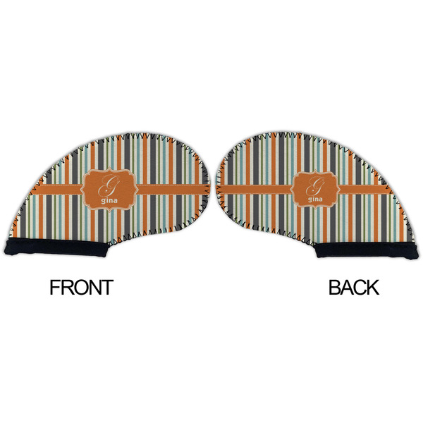 Orange & Blue Stripes Golf Club Covers - APPROVAL