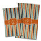 Orange & Blue Stripes Golf Towel - PARENT (small and large)