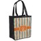 Orange & Blue Stripes Grocery Bag (Personalized)