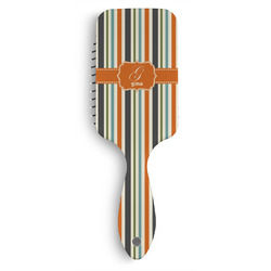 Orange & Blue Stripes Hair Brushes (Personalized)
