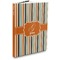 Orange & Blue Stripes Hard Cover Journal - Main