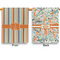 Orange & Blue Stripes House Flags - Double Sided - APPROVAL
