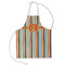Orange & Blue Stripes Kid's Aprons - Small Approval