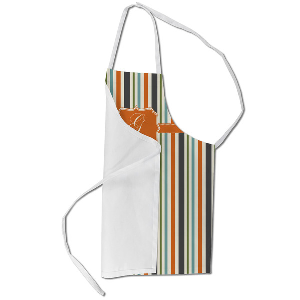 Orange & Blue Stripes Kid's Aprons - Small - Main