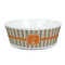 Orange & Blue Stripes Kid's Bowl (Personalized)