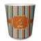Orange & Blue Stripes Plastic Tumbler 6oz (Personalized)