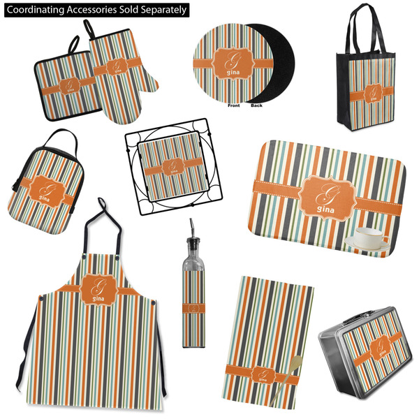 Orange & Blue Stripes Kitchen Accessories & Decor