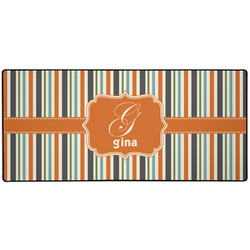 Orange & Blue Stripes 3XL Gaming Mouse Pad - 35" x 16" (Personalized)