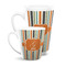 Orange & Blue Stripes Latte Mugs Main