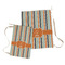 Orange & Blue Stripes Laundry Bag - Both Bags