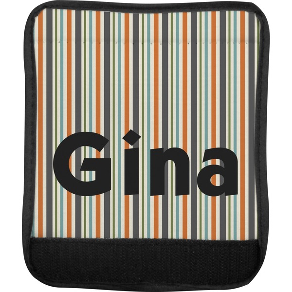 Orange & Blue Stripes Luggage Handle Wrap (Approval)