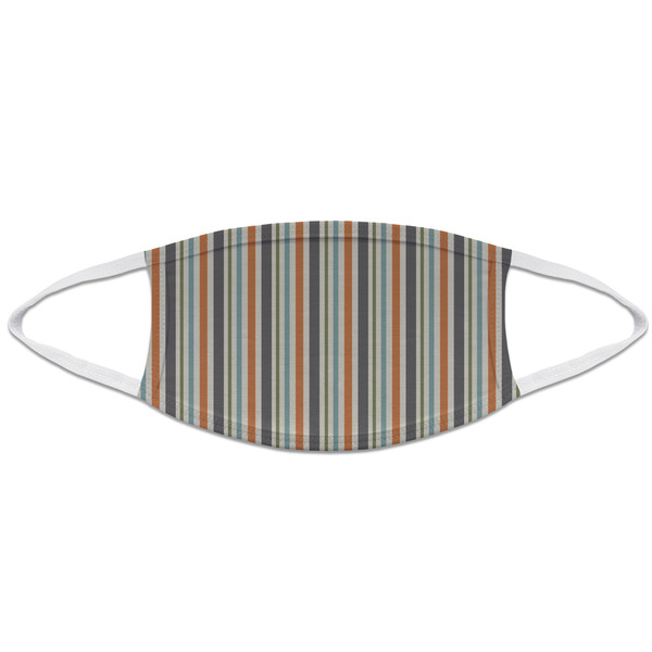 Orange & Blue Stripes Mask2