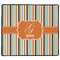 Orange & Blue Stripes XXL Gaming Mouse Pads - 24" x 14" - FRONT