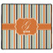 Orange & Blue Stripes XL Gaming Mouse Pad - 18" x 16" (Personalized)