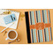 Orange & Blue Stripes Medium Padfolio - LIFESTYLE (adult)