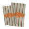 Orange & Blue Stripes Microfiber Golf Towel - PARENT/MAIN