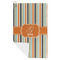 Orange & Blue Stripes Microfiber Golf Towels - FOLD