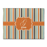 Orange & Blue Stripes Microfiber Screen Cleaner (Personalized)