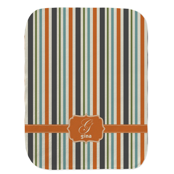 Orange & Blue Stripes Old Burp Flat