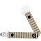 Orange & Blue Stripes Pacifier Clip (Personalized)