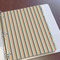 Orange & Blue Stripes Page Dividers - Set of 5 - In Context