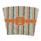 Orange & Blue Stripes Party Cup Sleeves - without bottom - FRONT (flat)