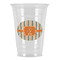 Orange & Blue Stripes Party Cups - 16oz (Personalized)