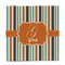 Orange & Blue Stripes Party Favor Gift Bag - Gloss - Front