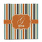 Orange & Blue Stripes Party Favor Gift Bag - Matte - Front