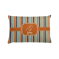 Orange & Blue Stripes Pillow Case - Standard (Personalized)