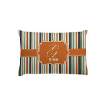 Orange & Blue Stripes Pillow Case - Toddler (Personalized)