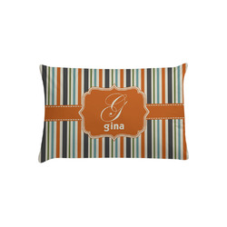 Orange & Blue Stripes Pillow Case - Toddler (Personalized)