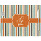 Orange & Blue Stripes Placemat with Props