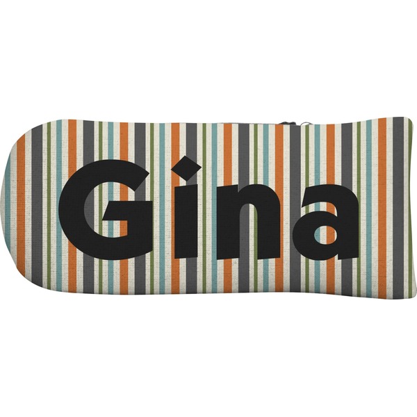 Orange & Blue Stripes Putter Cover (Front)