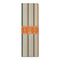 Orange & Blue Stripes Runner Rug - 2.5'x8' w/ Name and Initial